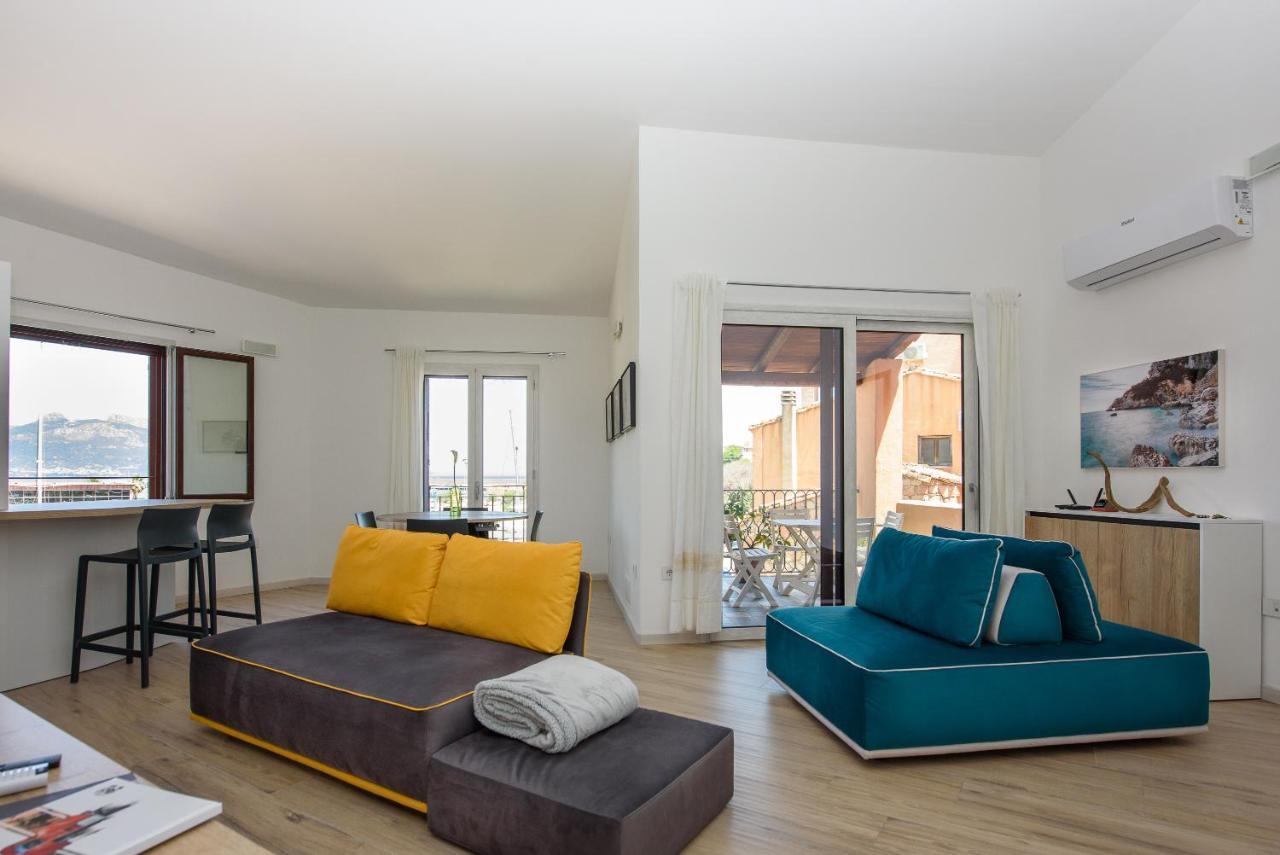 Appartamento Loft Lungomare Vista Mare E Monti Àrbatax Esterno foto